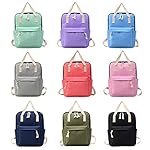 Urmiss Contrast Candy Color Cute High School Backpack College Bookbag Travel Rucksack