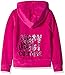 Juicy Couture Little Girls' Toddler 2 Piece Velour Hooded Jacket and Pant Set, Hot Pink, 3T