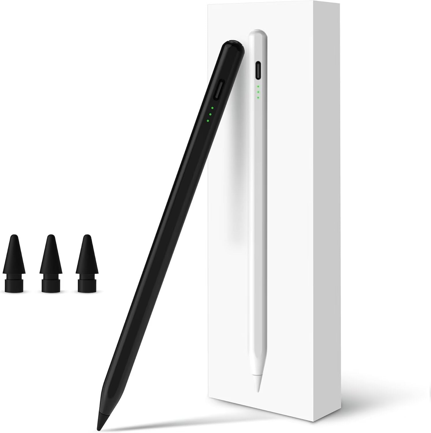 Pencil for Apple iPad A16 10th Generation, Fast Charge Stylus Pen for 2025-2018 iPad A16/11-6th Gen, Air 11"/13" M3/M2/5th-3rd, Pro 13"/11"/M4/12.9", Mini A17 Pro/6/5th Palm Rejection Tilt Sensitivity