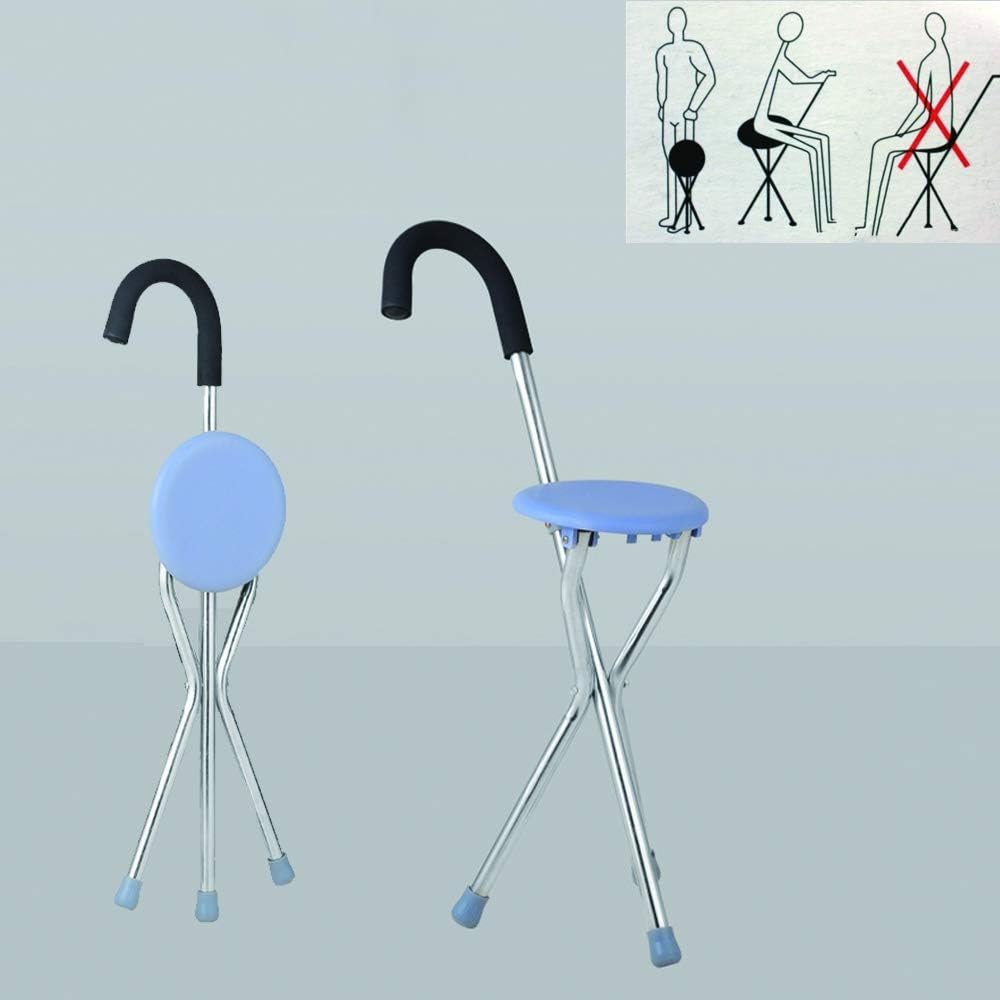 Walking Cane Chair Folding Cane Sitting Walking Cane Sitting Load