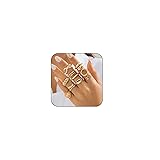 INENIMARTJ Boho Rings for Women,14K Gold Stacking