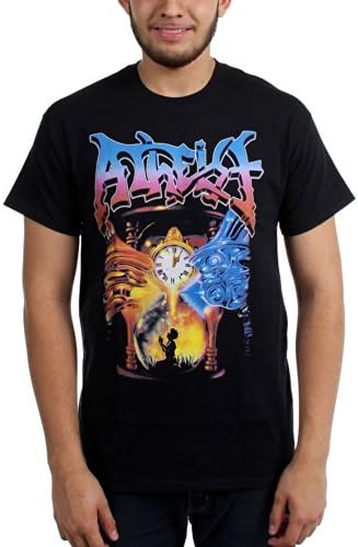 Atheist - Mens Collage T-Shirt, Medium, Black