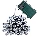 Joomer Battery Powered String Lights, Fairy String Lights 50 LED 13.4ft Decorative Lighting with 8 Modes Auto Timer for Valentines Day, Party, Garden, Patio, Xmas, Lawn (White)