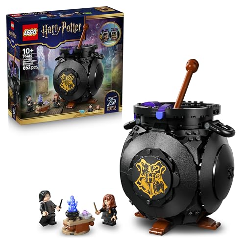 Harry Potter Kessel: Geheimes Klassenzimmer für Zaubertränke - DIY Set für Schreibtisch oder Schlafzimmer mit Patronus und Hermine und Snape Minifiguren - Geschenk für Kinder ab 10 Jahren - 76464