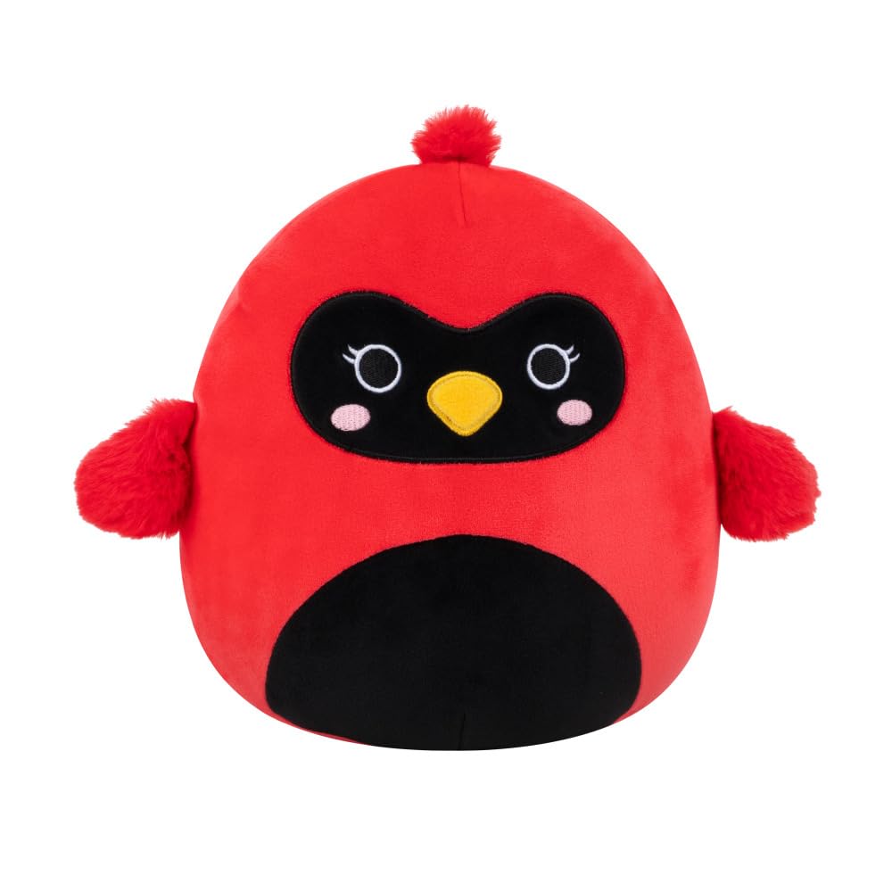 Squishmallows Original 8in Cazlan The Red Cardinal – Official Jazwares Plush (Little)