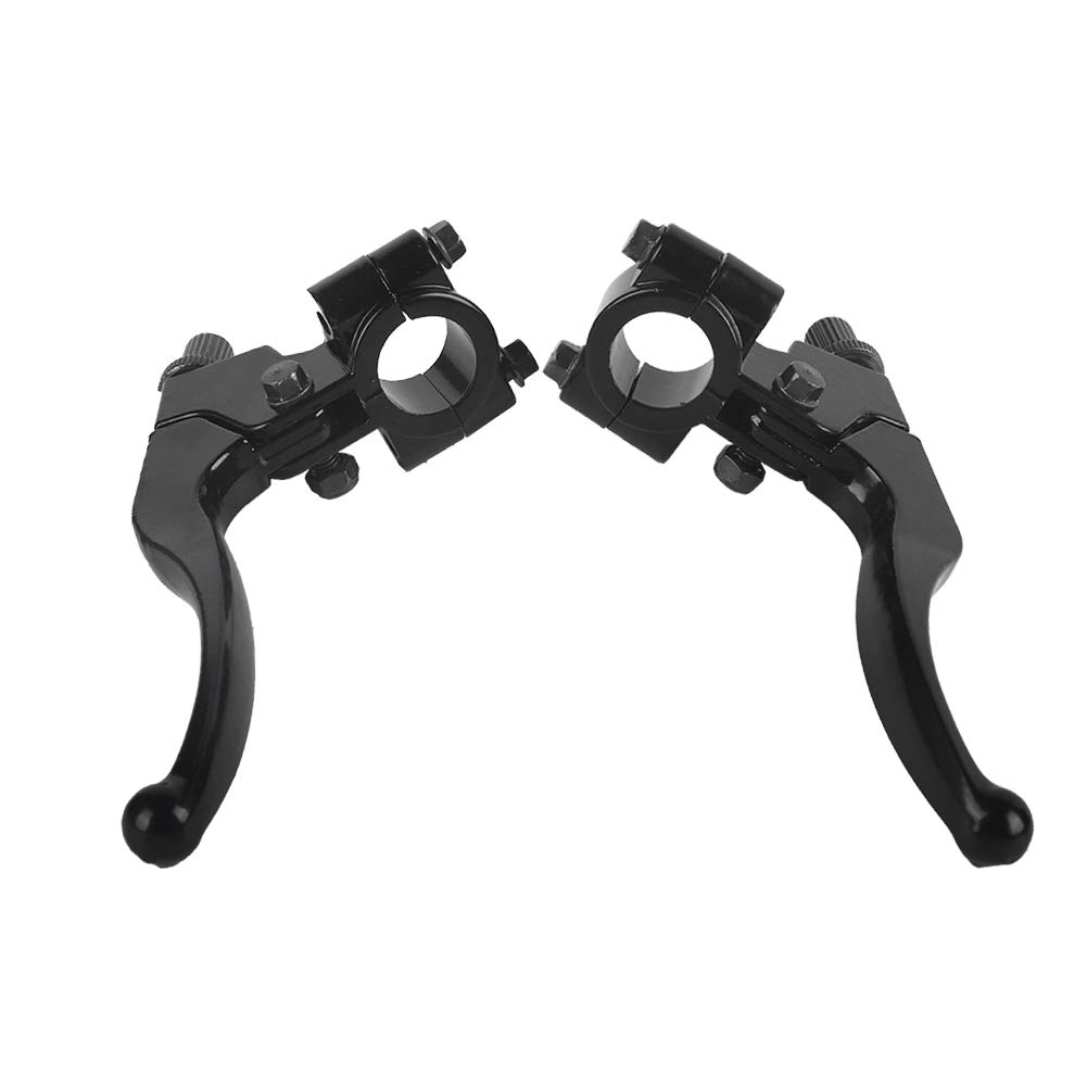 TKSE Brake Clutch Lever, 2PCS Motorcycle Adjustable Folding Brake Clutch Levers Aluminum Alloy Clutch Lever for Honda CR100 CR250 XR250