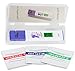 pH Meter and Temperature Meter. Digital Aid Professional Quality Water Test Meter. Large Back-lit LCD Screen. Range 0.00 to 14.0 pH; 32° - 140°F. 3 Free Buffer Solution Powders.
