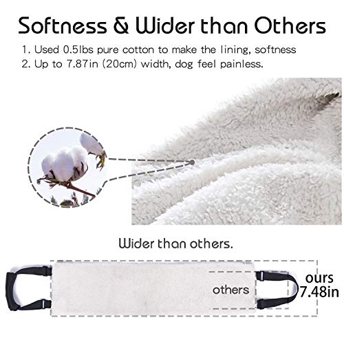 Petslucent Dog Carrier Sling for Back Legs, Pet Leg Lifter Hip Back Support Help Em Up Harness for Medium & Large Dogs Senior, Injured, Disabled and After ACL Surgery for Canine Aid - Thumbnail 4