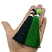 Makhry 10pcs Tassels 4.5 Inch Handmade Silky Floss Bookmark Tassels with Lobseter Clasp for DIY Craft Jewerly Women Earring