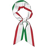 Women'S Fashion Scarf Vintage Italy Flag Hair Satin Scarf Bandanas Headscarf Wrap Breathable Lightweight Neck Scarves For Handbag Accessories