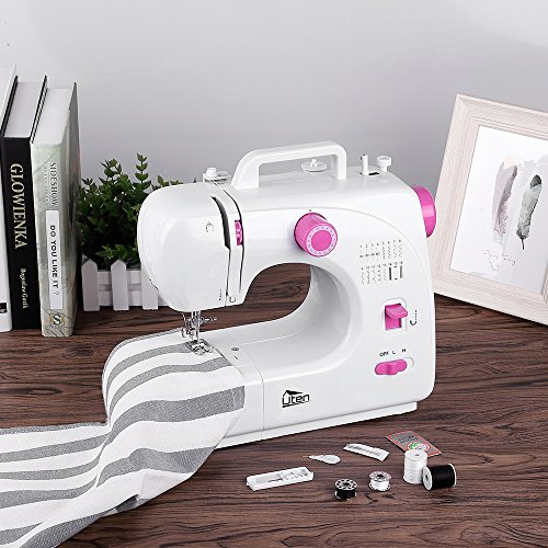 Kranich Portable Sewing Machine 2 Speed 16 Stitches Double Thread Needle Mini Sewing Machine