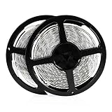 LEDMO Upgraded LED Strip Lights 2 Rolls 32.8Ft SMD5630 6000K Tape Lamp 300 Units 12V LED Lights Waterproof IP65 LED Rope Light for DIY Christmas Lights Home Decor Kitchen Bar Party Decorations