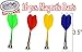 Matty's Toy Stop Deluxe 16 Piece Magnetic Replacement Darts with Plastic Wings in Red, Blue, Green & Yellow Exclusive