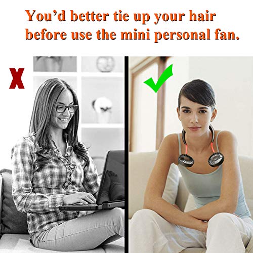 5 Hand+Free+Personal+Fan+Rechargeable