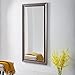 Naomi Home Framed Bevel Leaner Full Length Huge Floor Mirror XL Mirror Standing for Bedroom Oversize Mirrors Espresso 66 L x 32 W