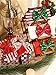 Tatuo 6 Pieces Christmas Glitter Bows Baby Girl Headbands Sequin Head Wraps Hair Accessories for Toddlers Infants Newborns