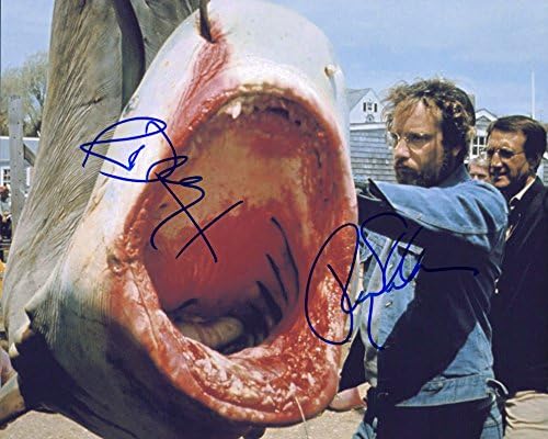 Photographs - Jaws (Roy Scheider & Richard Dreyfuss) signed 8x10 photo