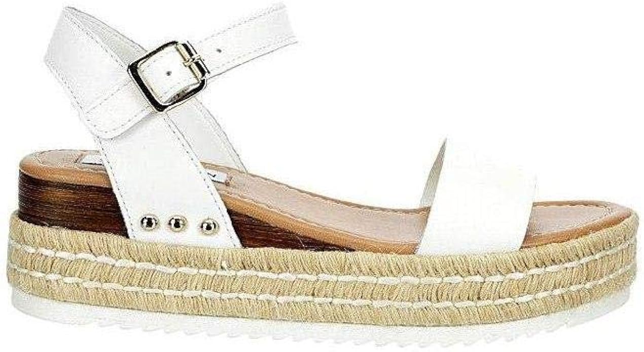 Steve madden women's chiara flatform espadrille sandals Clearance