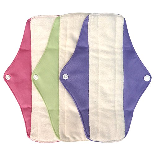 LBB Reusable Washable Menstrual Pads Medium Size,3 pads pack