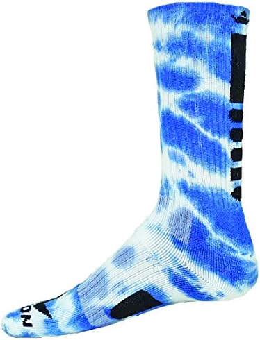 Red Lion Maxim Tie Dye Athletic Socks ( Royal Blue / White - Large )