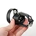 Leather C/B Rings, Hezong Adjustable Cockrings Strap Ball Stretcher SM Sex Toy for Men (Black)