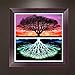 Iuhan  Full Drilled 5D Tree Diamond Painting Kits for Adults and Kids, DIY Life of Tree 5D Embroidery Paintings Rhinestone Diamond Painting Kits Pasted DIY Diamond Painting Cross (A)