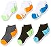 Fruit of the Loom Baby Boys' Low Cut 6 Pack Sock, Assorted, Shoe Size: 7.5-11 (3-5 Years)