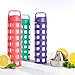 Ello Pure Glass Water Bottle with Silicone Sleeve, 20 oz, Teal Fizz