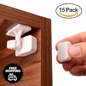 Cierres de Seguridad para Bebes Stick'n'lock - 15 Cerraduras Magnéticas