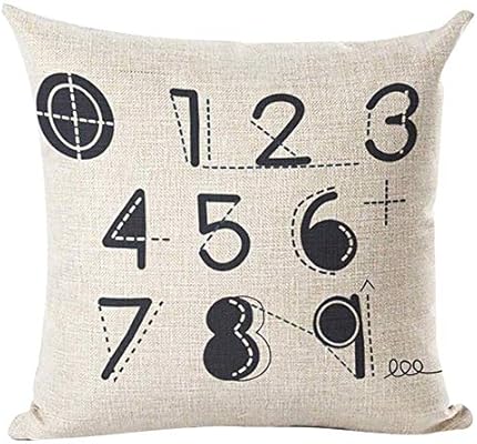 Print Pillowcase Covers Modern Style Printing Polyester Home