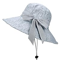 Sun Hats for Women Roll-up Wide Brim Summer Beach Hat Foldable Floppy Cotton Hat