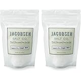Jacobsen Salt Co - 4 oz Bag of Flake Finishing Sea Salt, Hand Harvested in Netarts Bay, ORMade in USA, 2 Pack