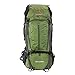 Mission Peak Gear Sierra 4800 70L Internal Frame Hiking Backpack (Army Green)