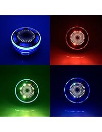 Certificado   Altavoz de ducha impermeable altavoz inalámbrico 4.0   con efecto LED Sonido HD y Bass, radio FM, colorida, fuerte adherencia, llamadas manos libres para todos dispositivo Bluetooth