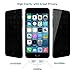 for iPhone 8 Plus/7 Plus Privacy Screen Protector, KSWNG Screen Protector Anti-Spy Tempered Glass Screen [DoubleDefence Technology] 9H Premium Anti-Scratch/Fingerprint(Black)
