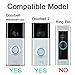 KIMILAR Upgrade No Drill Adhesive Video Doorbell Mount Compatible with Ring/Blink/Google Wireless Video Doorbell, Anti-Theft Mounting Bracket Accessories for Home Rentals Office Room