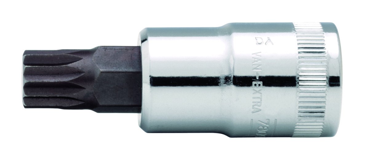 Bahco 7809XZN-6 Square Drive Socket Driver, Silver, 1/2-Inch