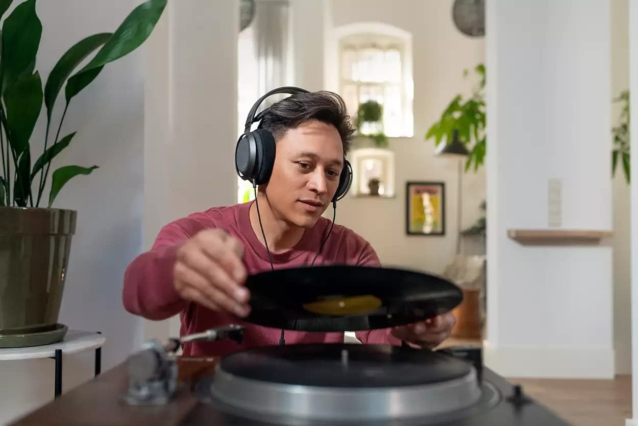 Philips Fidelio X3 Professional Studio Monitor Headphones for Recording & Mixing Wired Over The Ear Open-Back Headphones, Multi-Layer 50mm Diaphragms, Hi-Res Music Studio Headset, Premium Finishing