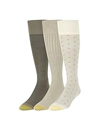 Gold Toe - Calcetines de vestir para hombre, 3 pares