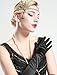 BABEYOND 1920's Flapper Headband Great Gatsby Inspired Headpiece 1920s Flapper Gatsby Accessories Art Deco Hair Accessories Headband (Gold)