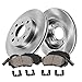 Callahan Brake Parts Brake Kit for Mini Cooper 2002-2006 Front Replacement Brake Rotors with Ceramic Brake Pads EBYK036417