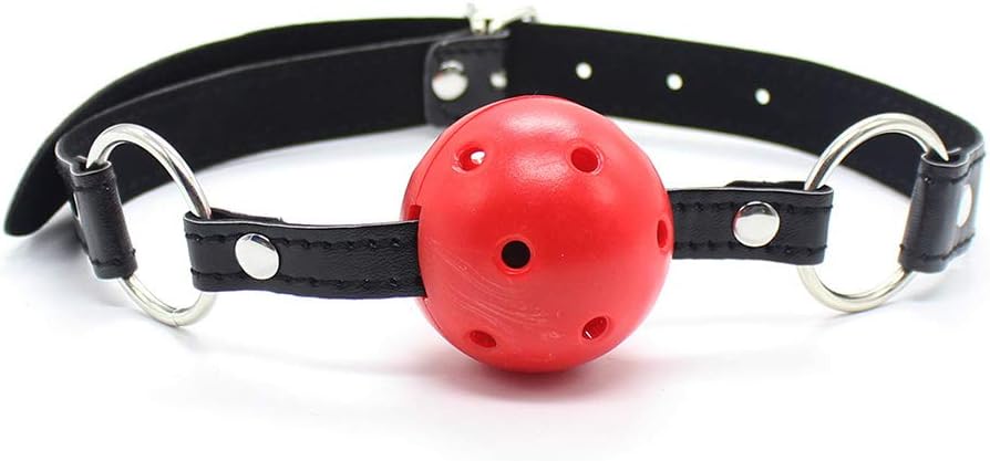 Leather Mouth Open G#`ag Solid Color Hollow Breathable Couples Hunting Gsmes Role Play Tool