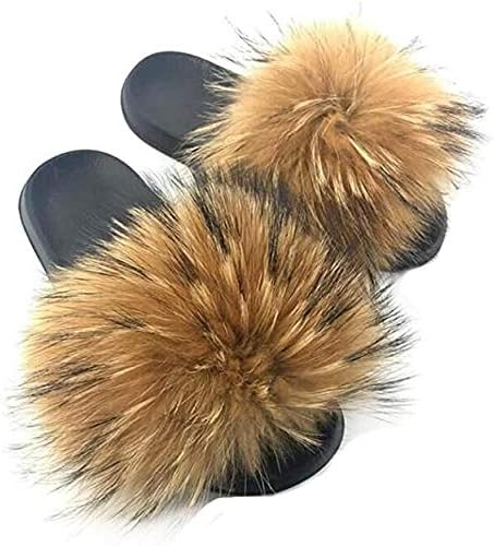 girls fur sandals