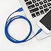 Amazon Basics MFi-Certified Lightning to USB A Cable for Apple iPhone and iPad - 6 Feet (1.8 Meters) - Blue