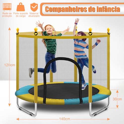 Cama Elástica 1,4m Pula Pula Trampolim Resistente