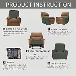 Easy-Going Recliner Stretch Sofa Slipcover Sofa