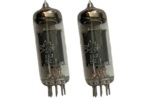 Jalzdieod Vacuum Tube Replacement 2Pcs 6A2 Electronic Tube Valve for 6AK5/for 6AK5W/6Zh1P/6J1/6J1P/EF95 Amplifier Pairing Uni