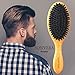 Boar Bristle Hair Brush by Sonvera, Boar Brush, Organic Mens Hair Brush, Boars Hair Brush for Men Women, Soft 100% Natural Bristle Hair Brushes, Round Bamboo (1)