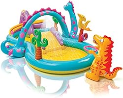 Intex Dinoland Inflatable Play Center, 131" X 90" X 44", for Ages 2+