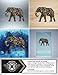 Decal Stickers Colorful Elephant Color Print 5 X 3.5 Inches X9296 Size: 5 X 3.5 Inches Vinyl color print